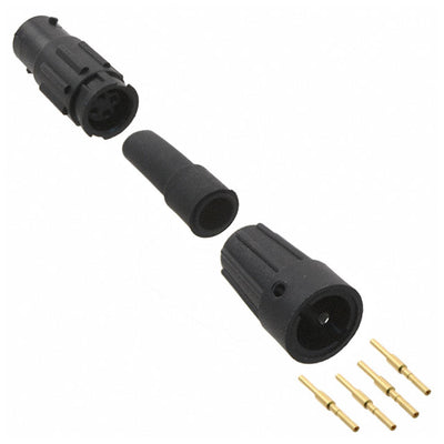 18880-4SG-522 by Conxall/Switchcraft - CONNECTOR RECPT FMALE 4POS GOLD CRIMP