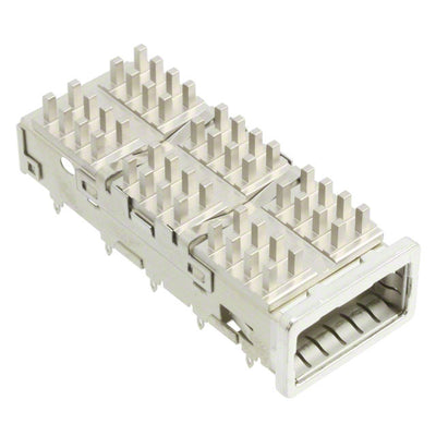 1888968-2 by TE Connectivity AMP Connectors - CONNECTOR QSFP+ CAGE W/HSINK PRESS RA