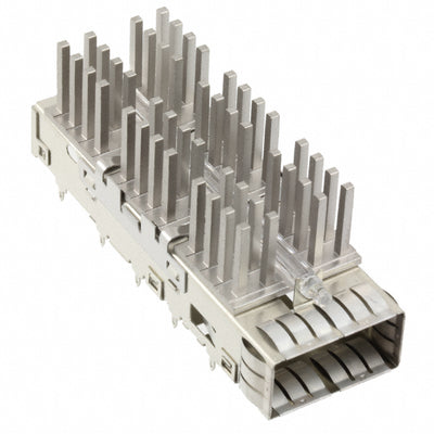 1888972-2 by TE Connectivity AMP Connectors - CONNECTOR QSFP+ CAGE W/HSINK PRESS RA