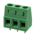 1889851 by Phoenix Contact - TERM BLK 3POS SIDE ENTRY 5MM PCB