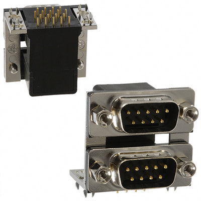 189-009-613R571 by NorComp Inc. - CONNECTOR D-SUB PLUG 9POS R/A SLDR
