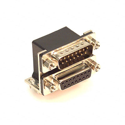 189-015-412-571 by NorComp Inc. - CONNECTOR D-SUB PLUG/RCPT 15P RA SLDR