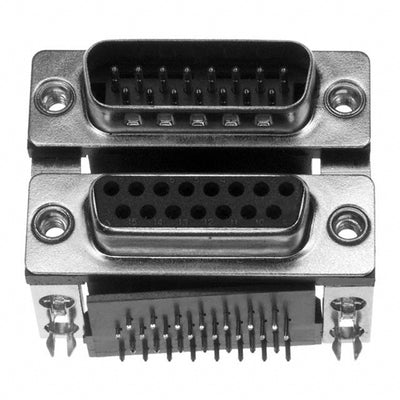 189-015-413R691 by NorComp Inc. - CONNECTOR D-SUB PLUG/RCPT 15P RA SLDR