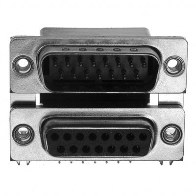 189-015-413R491 by NorComp Inc. - CONNECTOR D-SUB PLUG/RCPT 15P RA SLDR