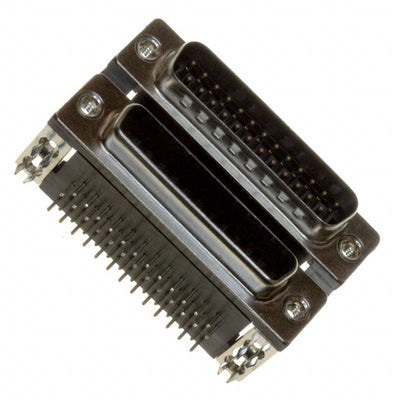 189-025-413R491 by NorComp Inc. - CONNECTOR D-SUB PLUG/RCPT 25P RA SLDR