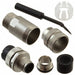 1892120001 by Weidmuller - CONNECTOR RECPT MALE 4POS GOLD PUSH IN