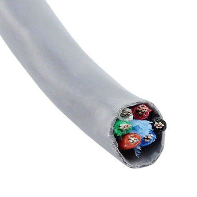 1898/6C SL005 by Alpha Wire - CABLE 6COND 18AWG SLATE 100