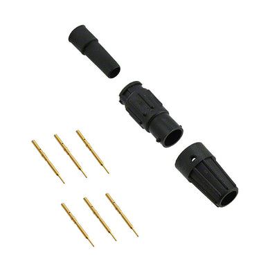 18980-6PG-522 by Conxall/Switchcraft - CONNECTOR RECPT MALE 6POS GOLD CRIMP