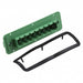 1898897 by Phoenix Contact - TERM BLK HEADER 8POS GREEN
