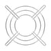 08146 by Qualtek - FAN GUARD 120MM METAL