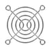 08147 by Qualtek - FAN GUARD 60MM METAL