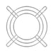 08153 by Qualtek - FAN GUARD 80MM METAL