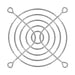 08172 by Qualtek - FAN GUARD 80MM METAL