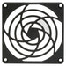 09325-G by Qualtek - FAN GUARD 80MM PLASTIC