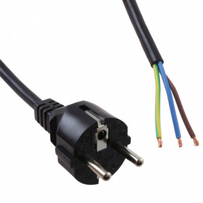 363012-D01 by Qualtek - CORD CEE 7/7 TO CBL 8.20' BLACK