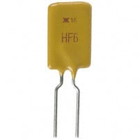 RHEF600 by Littelfuse Inc. - PTC RESET FUSE 16V 6A RADIAL