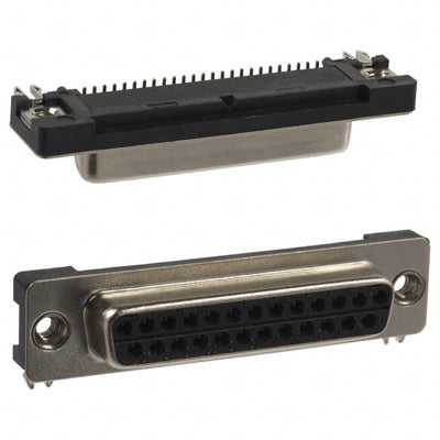 190-025-263R001 by NorComp Inc. - CONNECTOR D-SUB RCPT 25P SMD R/A SLDR