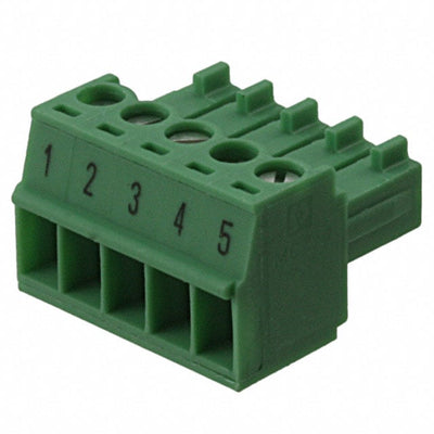 1900507 by Phoenix Contact - TERM BLOCK PLUG 5POS STR 3.5MM