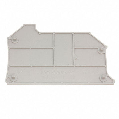 1905070000 by Weidmuller - CONNECTOR TERM BLK END PLATE RAIL BG