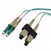 1906073-3 by TE Connectivity AMP Connectors - CONNECTOR ASSY LC-DUP/SC-DUP GRN 3M