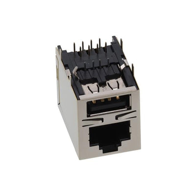 1909119-4 by TE Connectivity AMP Connectors - CONNECTOR MOD JACK 8P8C R/A