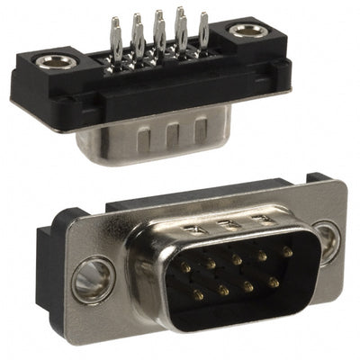 191-009-123R001 by NorComp Inc. - CONNECTOR D-SUB PLUG 9POS PNL MNT