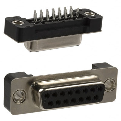 191-015-223R001 by NorComp Inc. - CONNECTOR D-SUB RCPT 15POS PNL MNT