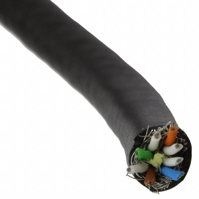 19103117900 by Amphenol Socapex - CABLE CAT6 8COND 26AWG BLK 100M