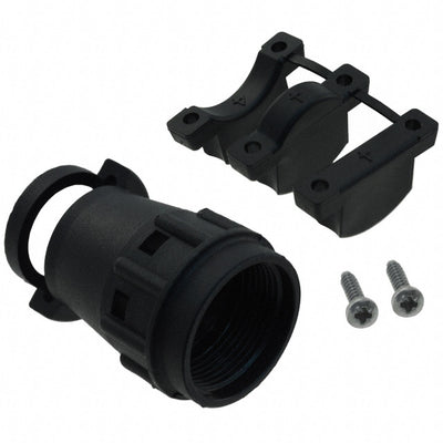 TNA16CC-SR00L by ITT Cannon, LLC - CONNECTOR BACKSHELL W/CLAMP SZ 16 BLK