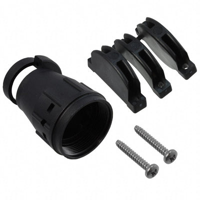 TNA24CC-SR00L by ITT Cannon, LLC - CONNECTOR BACKSHELL W/CLAMP SZ 24 BLK