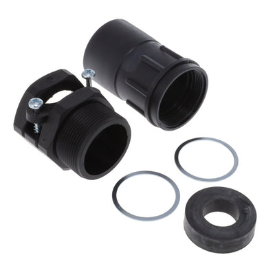 192900-0498 by ITT Cannon, LLC - CONNECTOR BACKSHELL W/CLMP SZ24 BLACK
