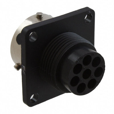 TR1208RFS1NB by ITT Cannon, LLC - CONNECTOR RECPT HSNG FMALE 8POS PNL MT