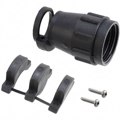 TR16ASR1N by ITT Cannon, LLC - CONNECTOR BACKSHELL W/CLMP SZ16 BLACK