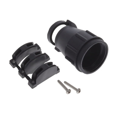 192922-1360 by ITT Cannon, LLC - CONNECTOR BACKSHELL W/CLMP SZ22 BLACK