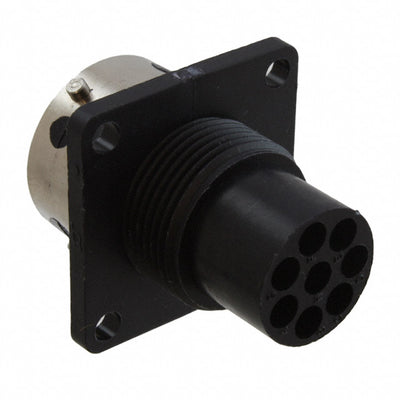 TR1208RMS1NB by ITT Cannon, LLC - CONNECTOR RECPT HSNG MALE 8POS PNL MNT