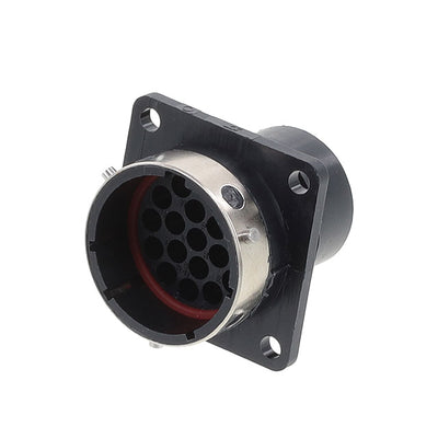 192990-1790 by ITT Cannon, LLC - CONNECTOR RECPT HSNG MALE 19POS PNL MT