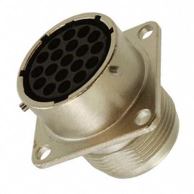 TNM0U16-0019S1L by ITT Cannon, LLC - CONNECTOR RECPT HSG FMALE 19POS PNL MT