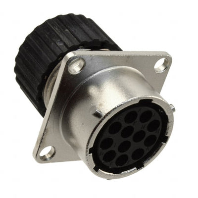 TNM0S14-0012S1L by ITT Cannon, LLC - CONNECTOR RECPT HSG FMALE 12POS PNL MT