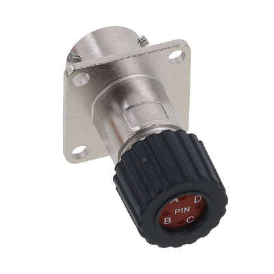 192993-0071 by ITT Cannon, LLC - CONNECTOR RECPT HSNG MALE 4POS PNL MNT
