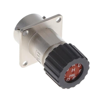 192993-0072 by ITT Cannon, LLC - CONNECTOR RECPT HSNG MALE 8POS PNL MNT