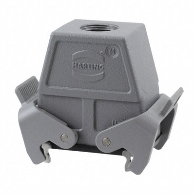 19300100736 by HARTING - CONNECTOR HOOD CPLNG BOTTOM SZ10B M25