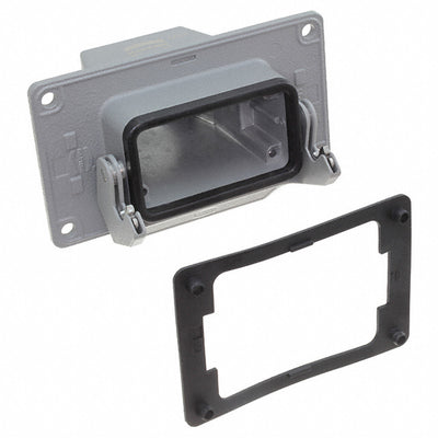 19300101132 by HARTING - 10B PANEL FEED THROUGH HOUSING,