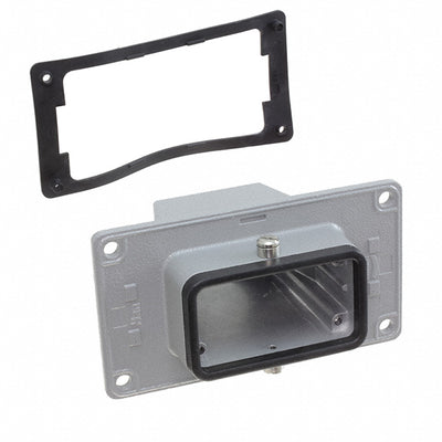 19300101142 by HARTING - 10B PANEL FEED THROUGH HOUSING,