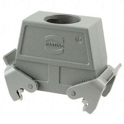19300160438 by HARTING - CONNECTOR HOOD TOP ENTRY SZ16B M40