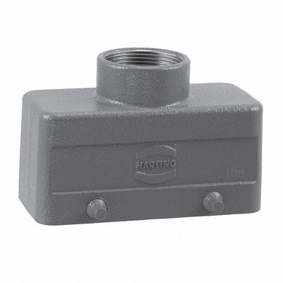 19300161422 by HARTING - CONNECTOR HOOD TOP ENTRY SZ16B M32