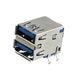 1932355-1 by TE Connectivity AMP Connectors - CONNECTOR RECPT USB3.0 TYPEA STACK R/A
