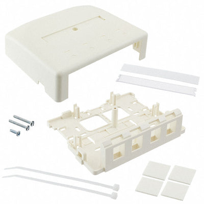 1933671-1 by TE Connectivity AMP Connectors - MOD BOX 4PORT ALMOND