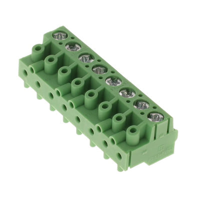 1935077 by Phoenix Contact - TERM BLOCK PLUG 8POS 90DEG 5MM