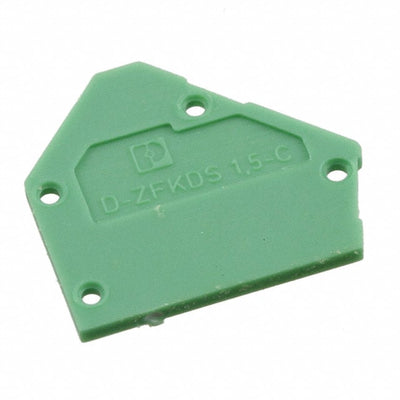 1935763 by Phoenix Contact - CONNECTOR TERM BLK COVER GREEN 1POS
