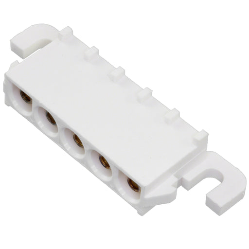 193839-4 by TE Connectivity AMP Connectors - CONNECTOR RECPT 5P 0.25 SILVER PCB R/A